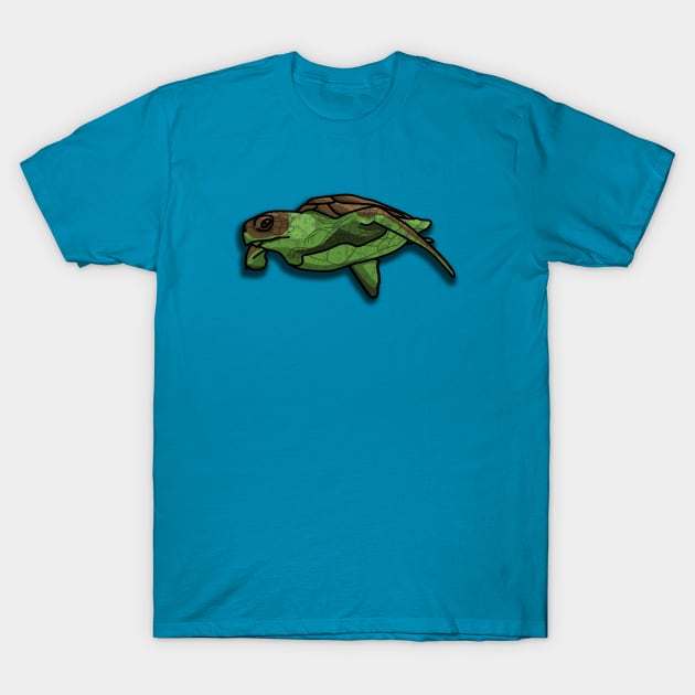 Green Sea Turtle T-Shirt by shanestillz